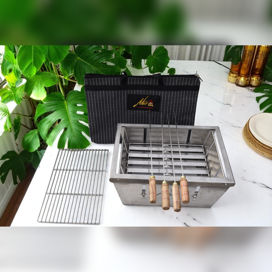 Fold 1 – Premium Foldable BBQ Kit (SS 304 Food Grade)