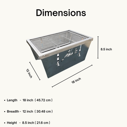 Fold 1 – Premium Foldable BBQ Kit (SS 304 Food Grade)